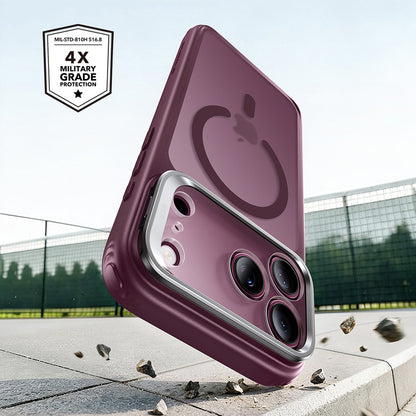Custodia MagSafe per Apple iPhone 18 Pro Max / 17 Pro Max, ESR, Classic Hybrid Kickstand, Vinaccia Scuro Satinata