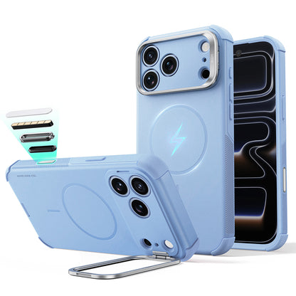 Custodia MagSafe per Apple iPhone 18 Pro Max / 17 Pro Max, ESR, Cyber Armor Kickstand, Blu