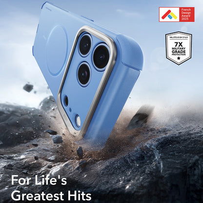 Custodia MagSafe per Apple iPhone 18 Pro Max / 17 Pro Max, ESR, Cyber Armor Kickstand, Blu