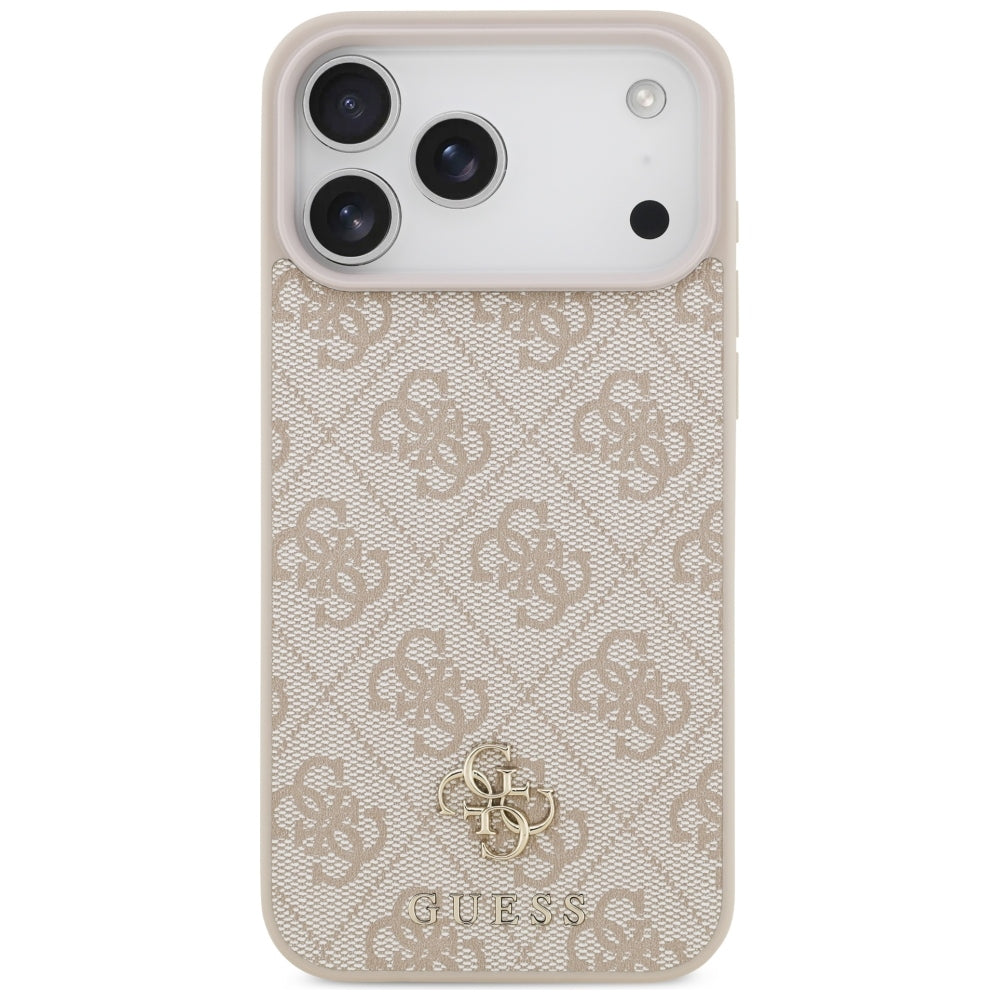 Custodia MagSafe per Apple iPhone 18 Pro Max / 17 Pro Max, Guess, 4G Small and Classic, Rosa