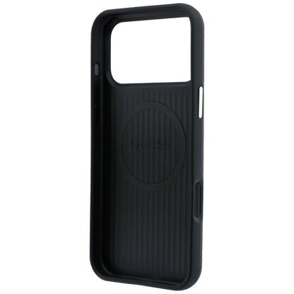 Custodia MagSafe per Apple iPhone 18 Pro Max / 17 Pro Max, Guess, Logo Triangolo Kevlar, Vinaccia