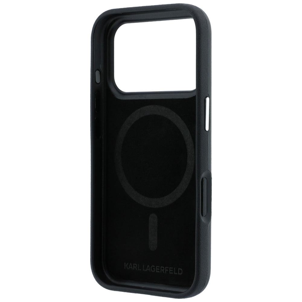 Custodia MagSafe per Apple iPhone 18 Pro Max / 17 Pro Max, Karl Lagerfeld, Ikonik Sketch, Nera