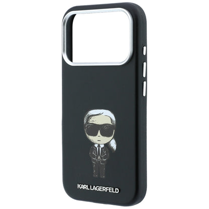 Custodia MagSafe per Apple iPhone 18 Pro Max / 17 Pro Max, Karl Lagerfeld, Ikonik Sketch, Nera