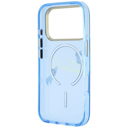 Custodia MagSafe per Apple iPhone 18 Pro Max / 17 Pro Max, Karl Lagerfeld, IML Choupette Karl Script Logo, blu