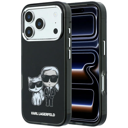 Custodia MagSafe per Apple iPhone 18 Pro Max / 17 Pro Max, Karl Lagerfeld, IML KC Bodies Sketch Print, Nera