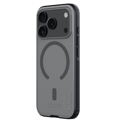 Custodia MagSafe per Apple iPhone 18 Pro Max / 17 Pro Max, Nillkin, Super Shield Pro, Nera Trasparente Satinata