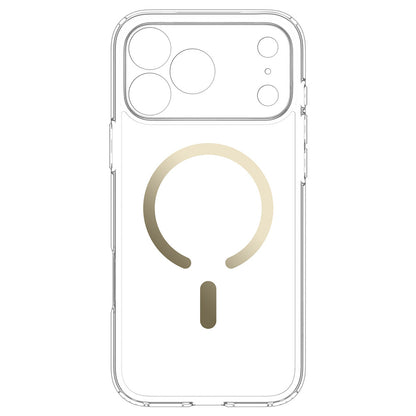 Custodia MagSafe per Apple iPhone 18 Pro Max / 17 Pro Max, Spigen, Ultra Hybrid, Oro Trasparente ACS12120