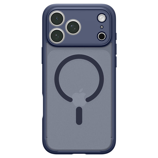 Custodia MagSafe per Apple iPhone 18 Pro Max / 17 Pro Max, Spigen, Ultra Hybrid, Blu Marino Satinato ACS11918