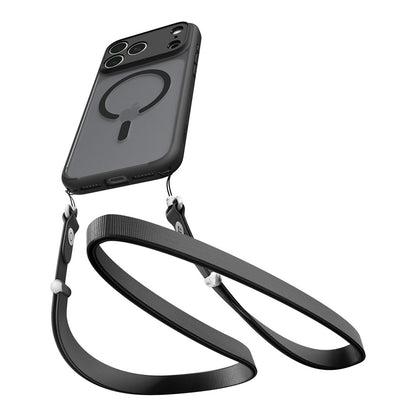 Custodia MagSafe per Apple iPhone 18 Pro Max / 17 Pro Max, Spigen, Ultra Hybrid, Nero Satinato ACS12123
