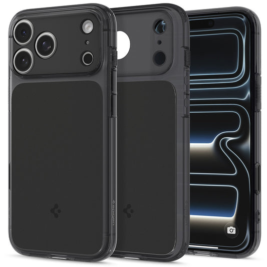 Custodia MagSafe per Apple iPhone 18 Pro Max / 17 Pro Max, Spigen, Ultra Hybrid T, Nero Opaco ACS12134