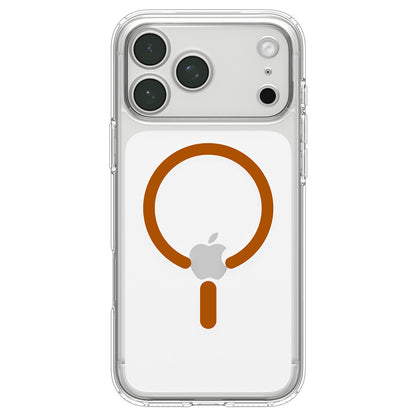Custodia MagSafe per Apple iPhone 18 Pro Max / 17 Pro Max, Spigen, Ultra Hybrid, Trasparente Arancione ACS12122