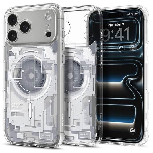 MagSafe Case for Apple iPhone 18 Pro Max / 17 Pro Max, Spigen, Ultra Hybrid Zero One, White ACS12126