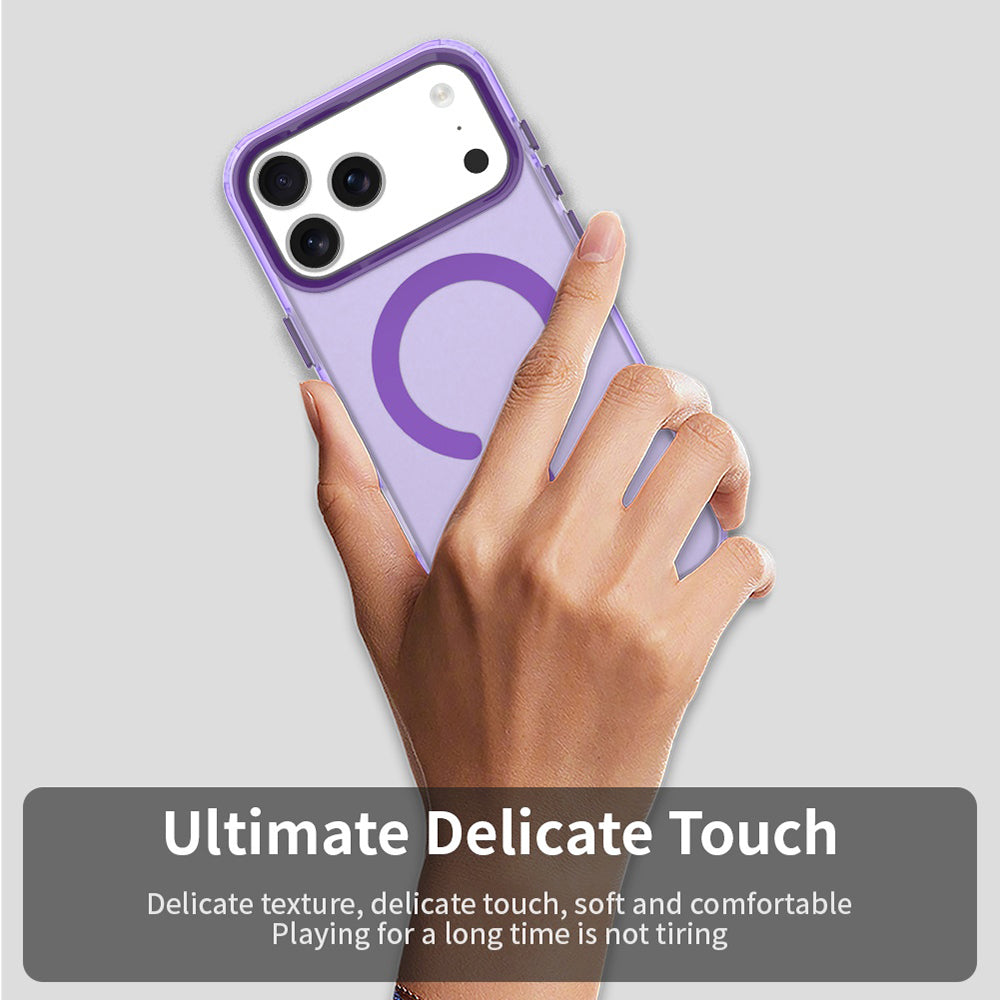 Custodia MagSafe per Apple iPhone 18 Pro Max / 17 Pro Max, Techsuit, CandyCase, Viola