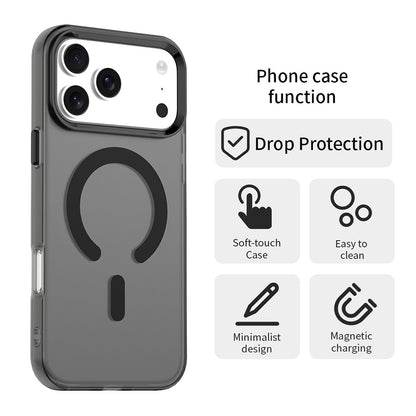 Custodia MagSafe per Apple iPhone 18 Pro Max / 17 Pro Max, Techsuit, CandyCase, Nera