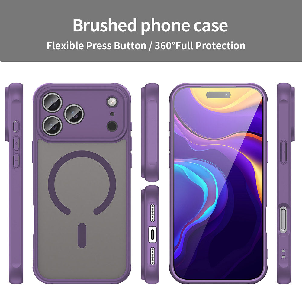 Custodia MagSafe per Apple iPhone 18 Pro Max / 17 Pro Max, Techsuit, HaloFrost II, Viola