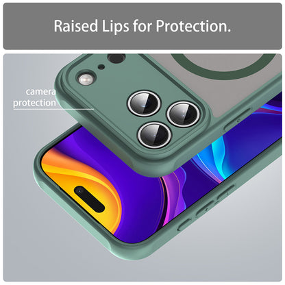 Custodia MagSafe per Apple iPhone 18 Pro Max / 17 Pro Max, Techsuit, HaloFrost II, Verde