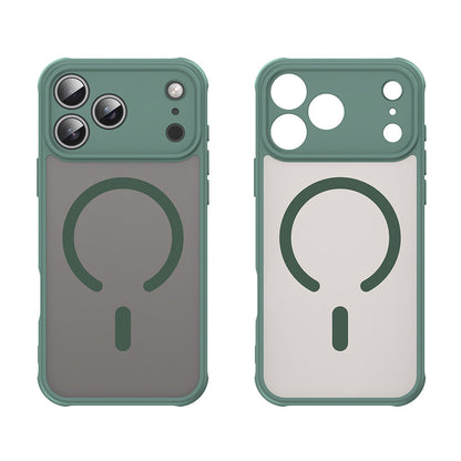 Custodia MagSafe per Apple iPhone 18 Pro Max / 17 Pro Max, Techsuit, HaloFrost II, Verde