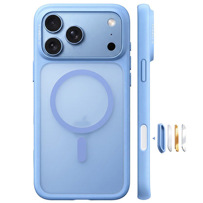Custodia MagSafe per Apple iPhone 18 Pro Max / 17 Pro Max, Torras, Guardian, Blu
