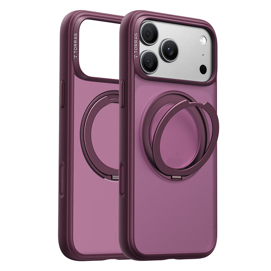Custodia MagSafe per Apple iPhone 18 Pro Max / 17 Pro Max, Torras, Ostand O1 Guardian, Viola