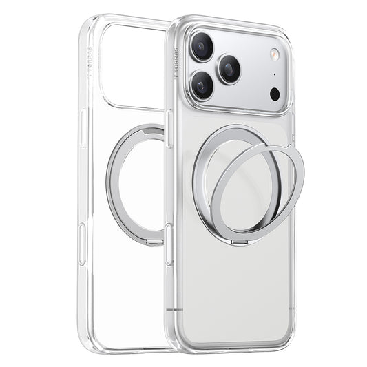 Custodia MagSafe per Apple iPhone 18 Pro Max / 17 Pro Max, Torras, Ostand O1 Guardian, Trasparente