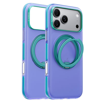 Custodia MagSafe per Apple iPhone 18 Pro Max / 17 Pro Max, Torras, Ostand O3 Hue, Indigo