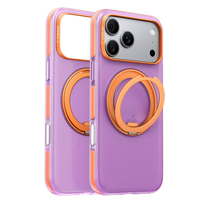 Custodia MagSafe per Apple iPhone 18 Pro Max / 17 Pro Max, Torras, Ostand O3 Hue, Viola