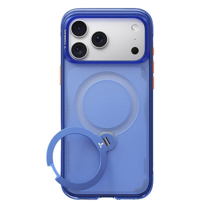 Custodia MagSafe per Apple iPhone 18 Pro Max / 17 Pro Max, Torras, Ostand Q3 Air, Blu