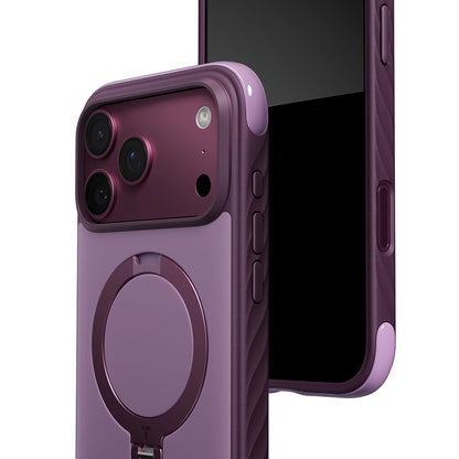 Custodia MagSafe per Apple iPhone 18 Pro Max / 17 Pro Max, Torras, Ostand Q3 Rugged, Viola