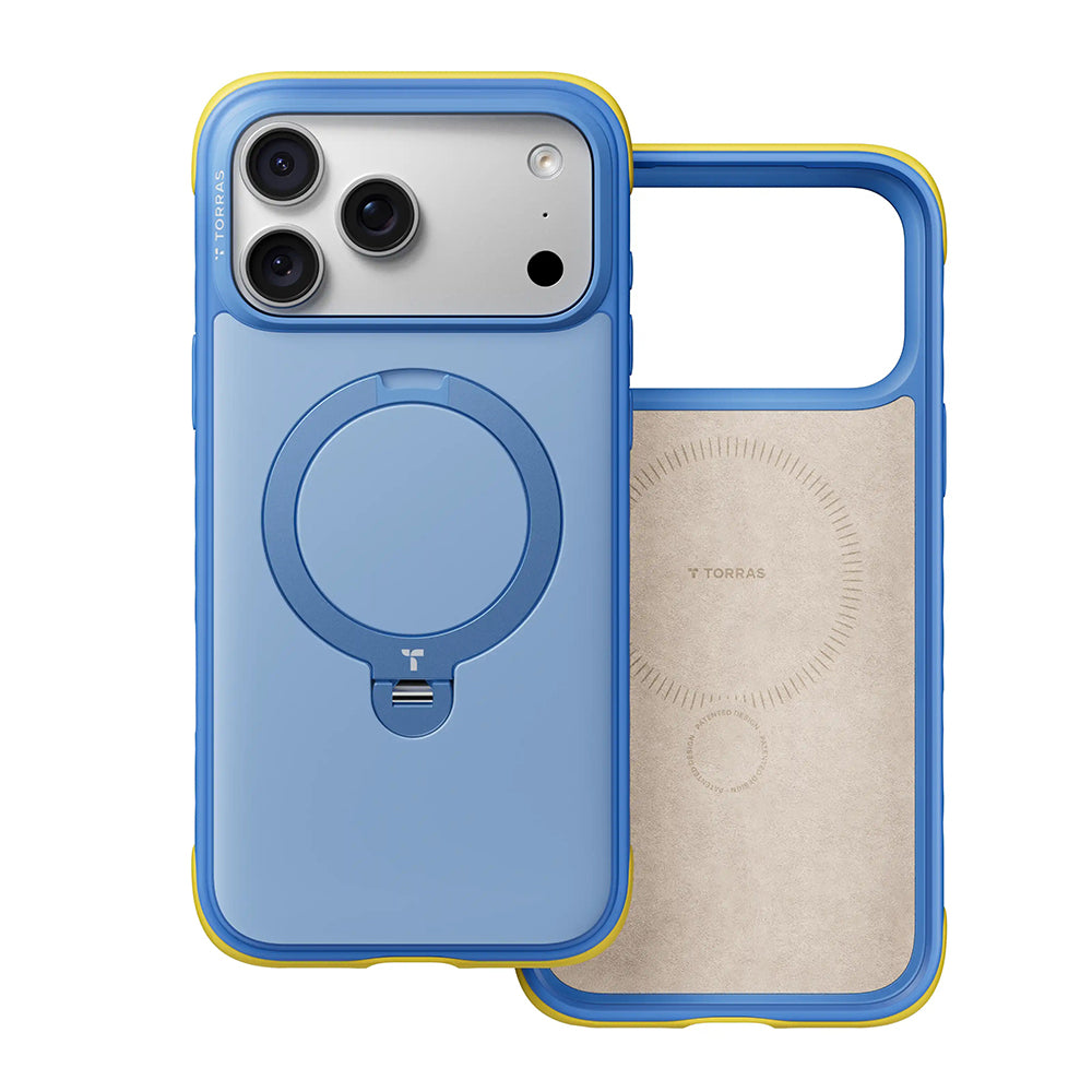 Custodia MagSafe per Apple iPhone 18 Pro Max / 17 Pro Max, Torras, Ostand Q3 Rugged, Nera