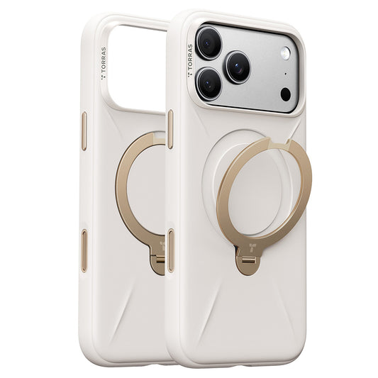 Custodia MagSafe per Apple iPhone 18 Pro Max / 17 Pro Max, Torras, QPRO Silicone, Bianca