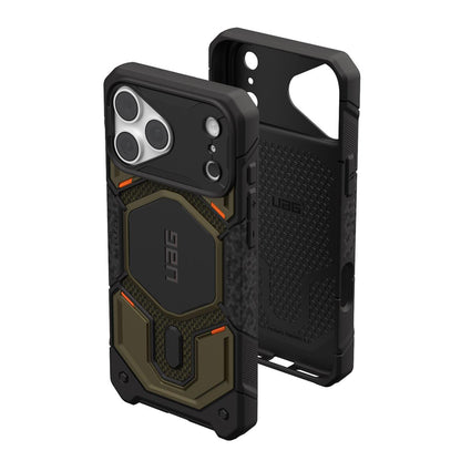 Custodia MagSafe per Apple iPhone 18 Pro Max / 17 Pro Max, Urban Armor Gear, Monarch Pro Kevlar, Verde