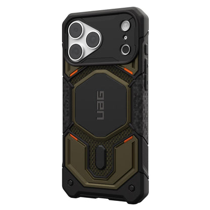 Custodia MagSafe per Apple iPhone 18 Pro Max / 17 Pro Max, Urban Armor Gear, Monarch Pro Kevlar, Verde