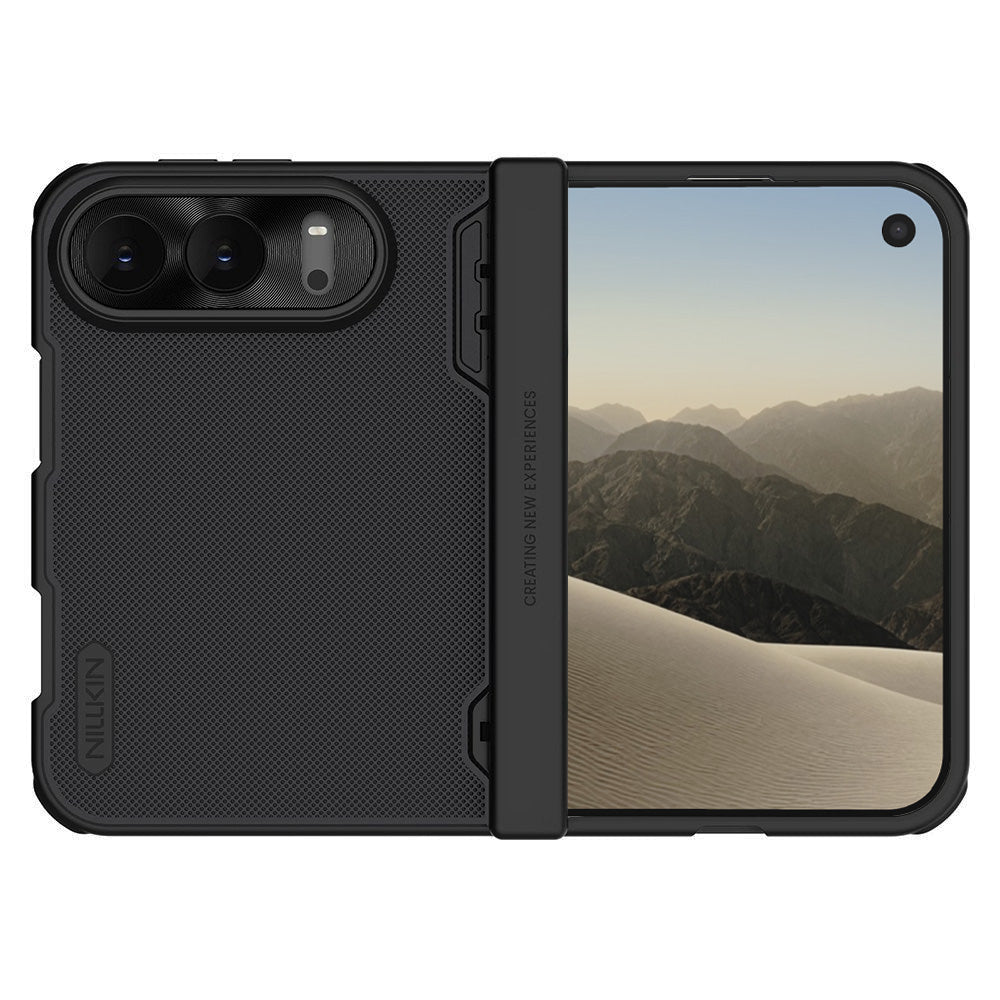 Custodia MagSafe per Apple iPhone Duo, Nillkin, Super Frosted Shield, nera satinata