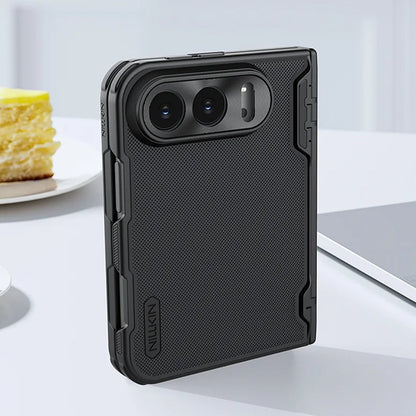 Custodia MagSafe per Apple iPhone Duo, Nillkin, Super Frosted Shield, nera satinata