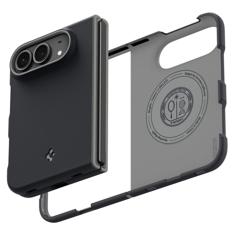 Custodia MagSafe per Apple iPhone Duo, Spigen, Nano Pop, nera ACS11687