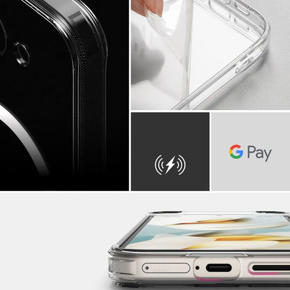 Husa MagSafe pentru Google Pixel 9a, Ringke, Fusion, Transparenta