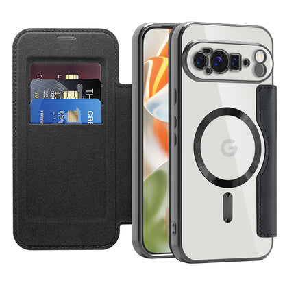 Custodia MagSafe per Google Pixel 10 Pro XL, Techsuit, SmartMag Book, Nera