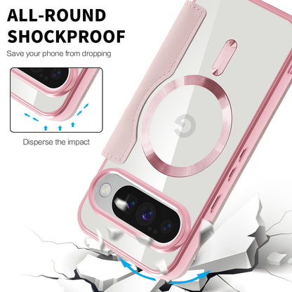 Custodia MagSafe per Google Pixel 10 Pro XL, Techsuit, SmartMag Book, Rosa