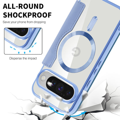 Custodia MagSafe per Google Pixel 10 Pro XL, Techsuit, SmartMag Book, Blu