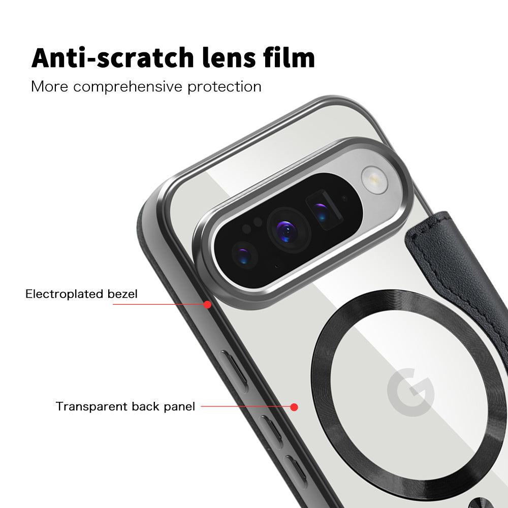 Custodia MagSafe per Google Pixel 10 Pro XL, Techsuit, SmartMag Book, Nera