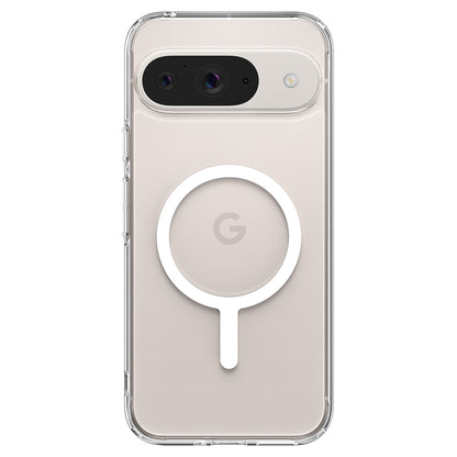 Custodia MagSafe per Google Pixel 9/9 Pro, Spigen, Ultra Hybrid Metal Ring, Trasparente ACS07686 