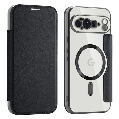 Custodia MagSafe per Google Pixel 10 Pro XL, Techsuit, SmartMag Book, Nera