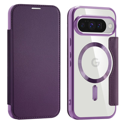 Custodia MagSafe per Google Pixel 10 Pro / 10, Techsuit, SmartMag Book, Viola