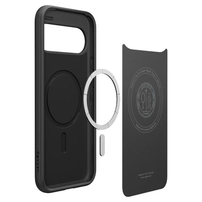 Custodia MagSafe per Google Pixel 10 Pro / 10, Spigen, Caseology Parallax, Nera Opaca ACS09708