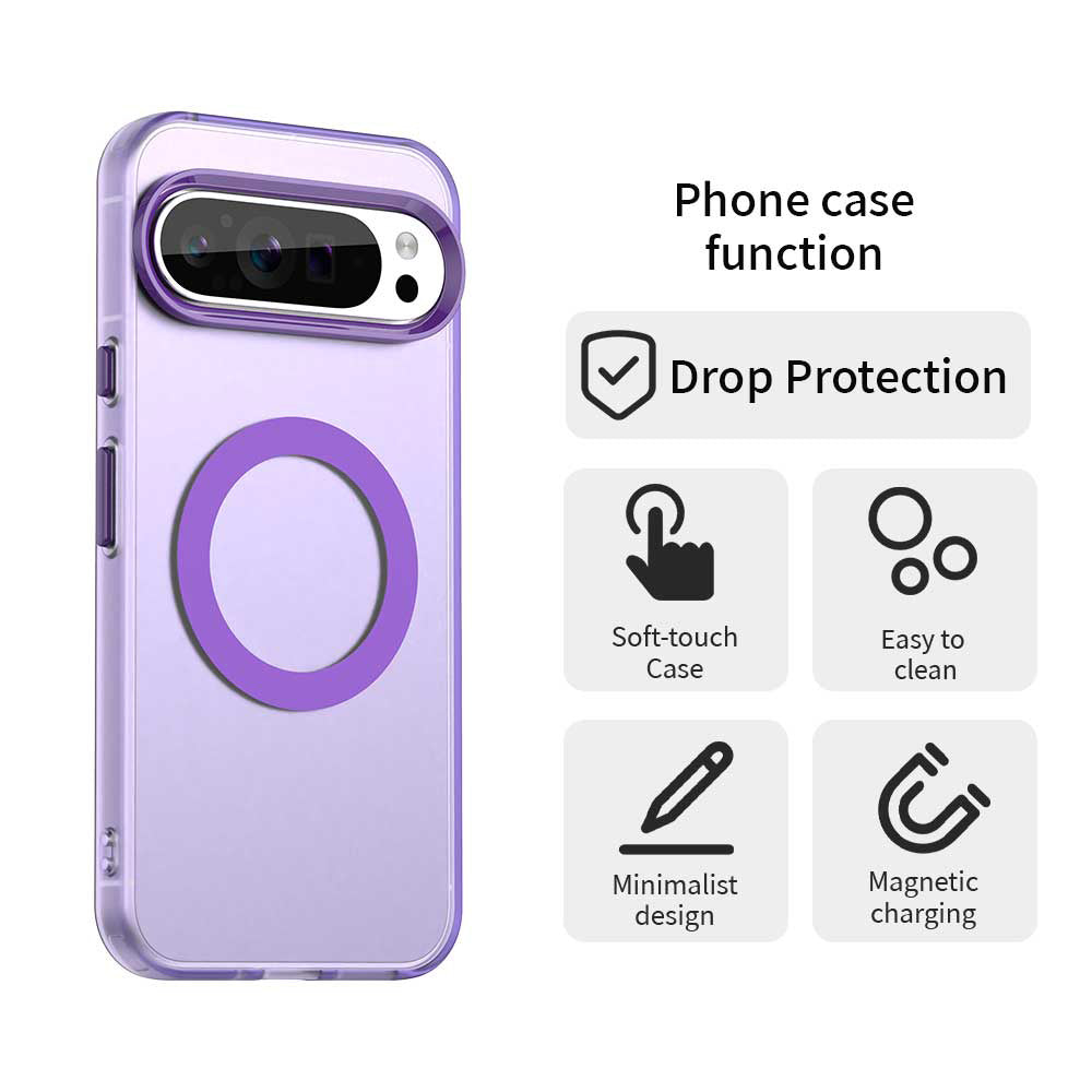 Custodia MagSafe per Google Pixel 10 Pro / 10, Techsuit, CandyCase, Viola