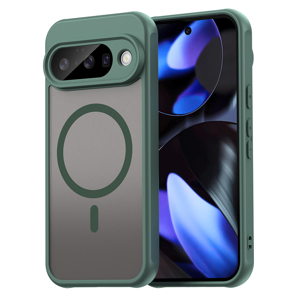 Custodia MagSafe per Google Pixel 10 Pro, Techsuit, HaloFrost II, Verde