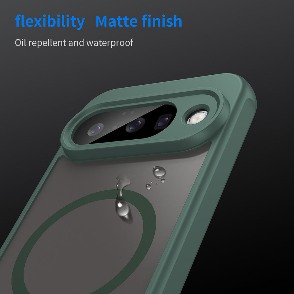Custodia MagSafe per Google Pixel 10 Pro, Techsuit, HaloFrost II, Verde