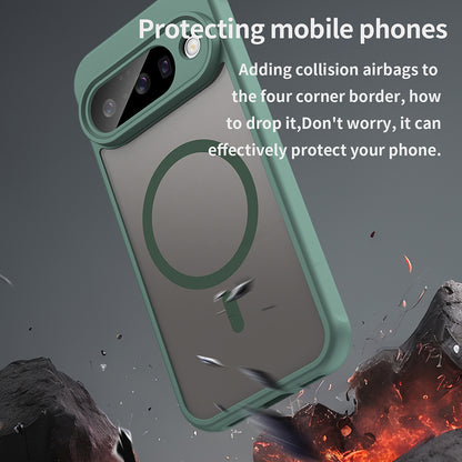 Custodia MagSafe per Google Pixel 10 Pro, Techsuit, HaloFrost II, Verde