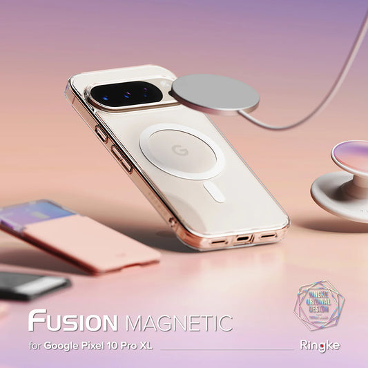 Custodia MagSafe per Google Pixel 10 Pro XL, Ringke, Fusion, Trasparente