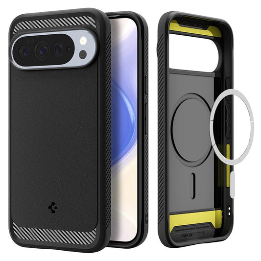 MagSafe Case for Google Pixel 10 Pro XL, Spigen, Rugged Armor, Matte Black ACS09721